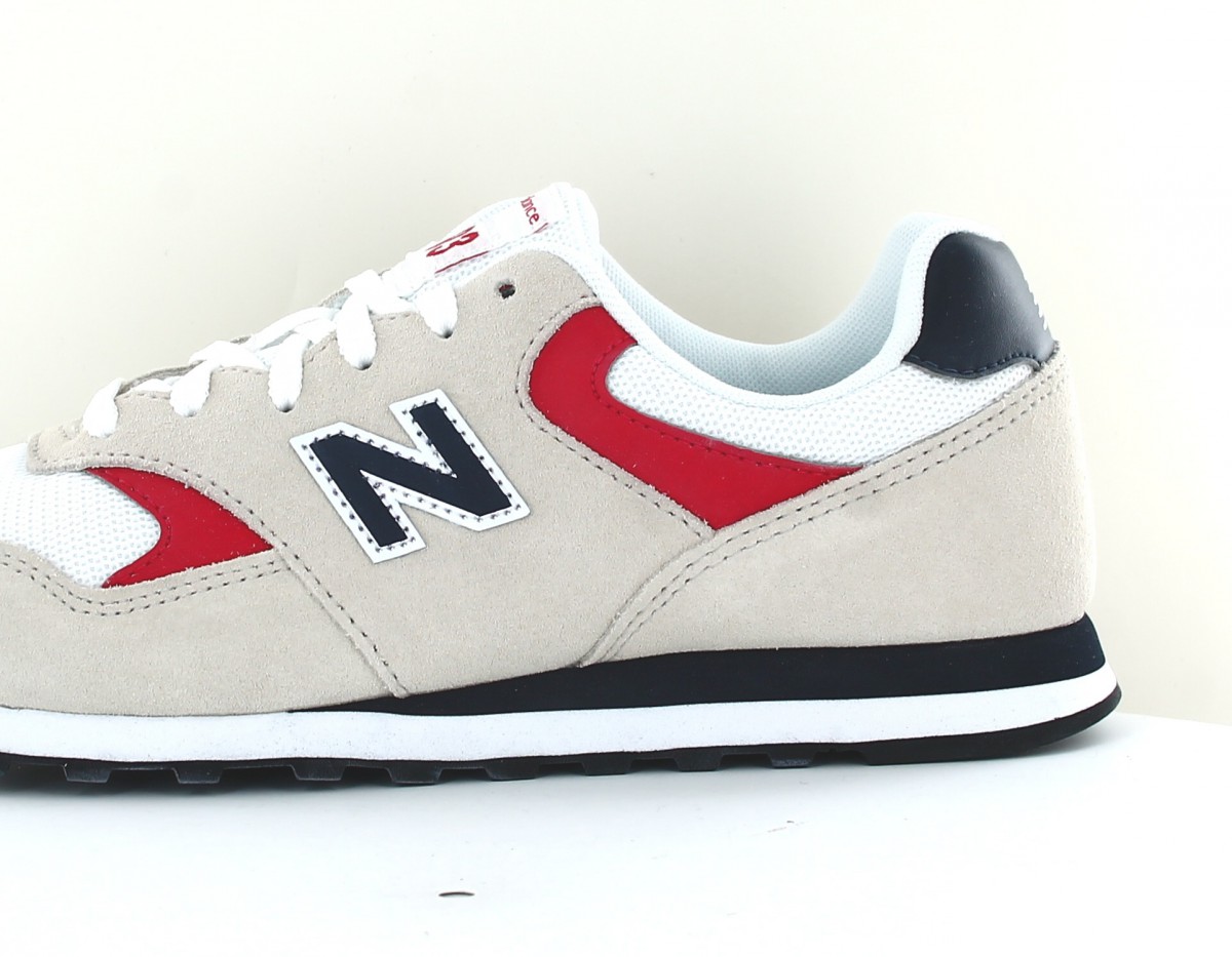 New Balance 393 homme beige bleu marine blanc rouge