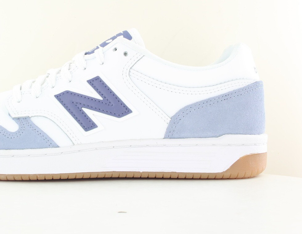 New Balance 480 blanc bleu ciel bleu