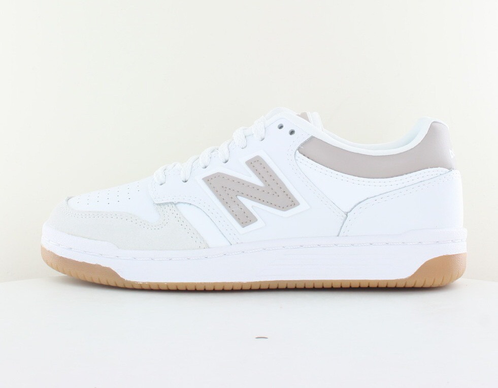 New Balance 480 blanc beige gomme