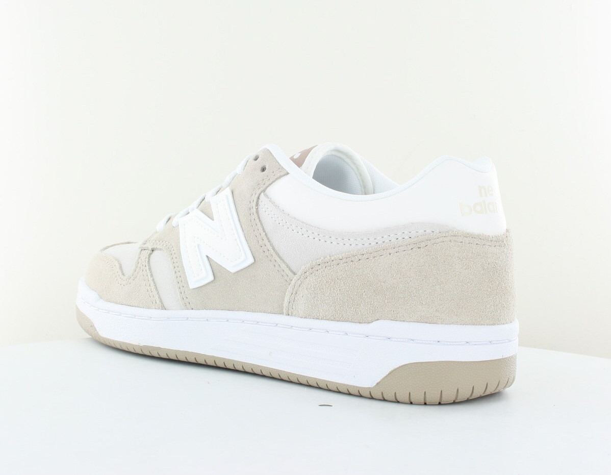 New Balance 480 suede beige blanc