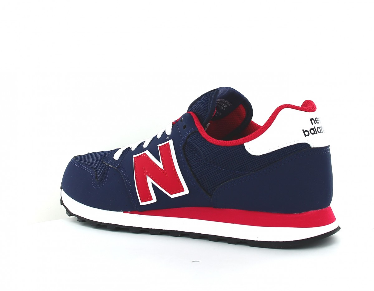 New Balance 500 bleu marine rouge blanc