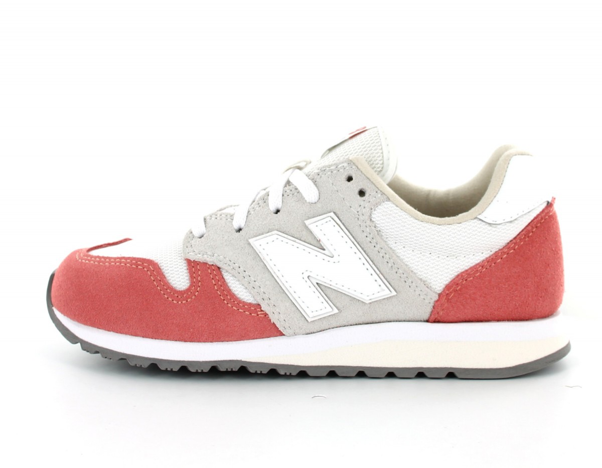 New Balance 520 Femme Suede Beige-Beige-Rose