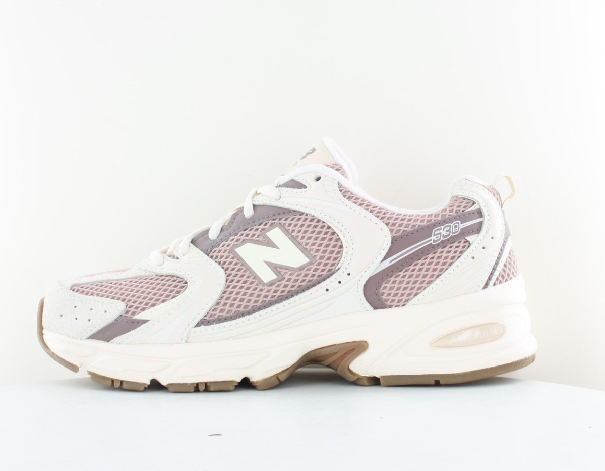 New Balance 530 beige marron rose