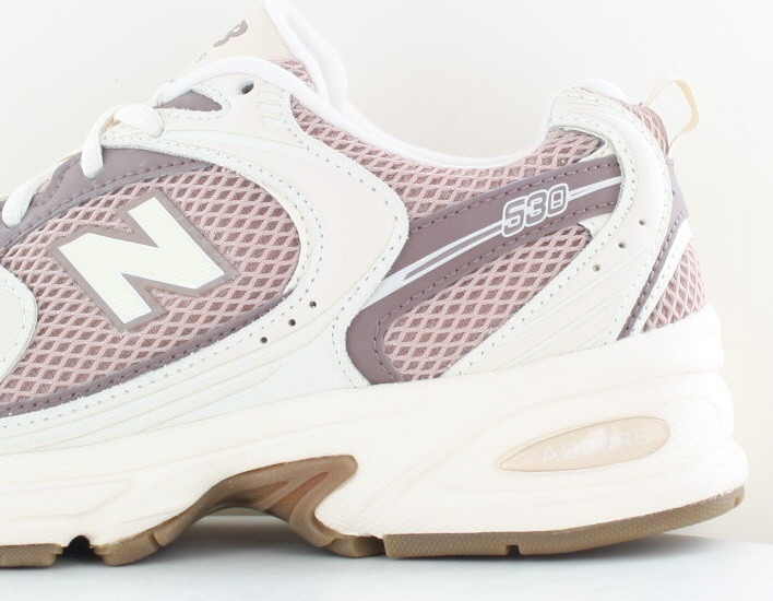 New Balance 530 beige marron rose