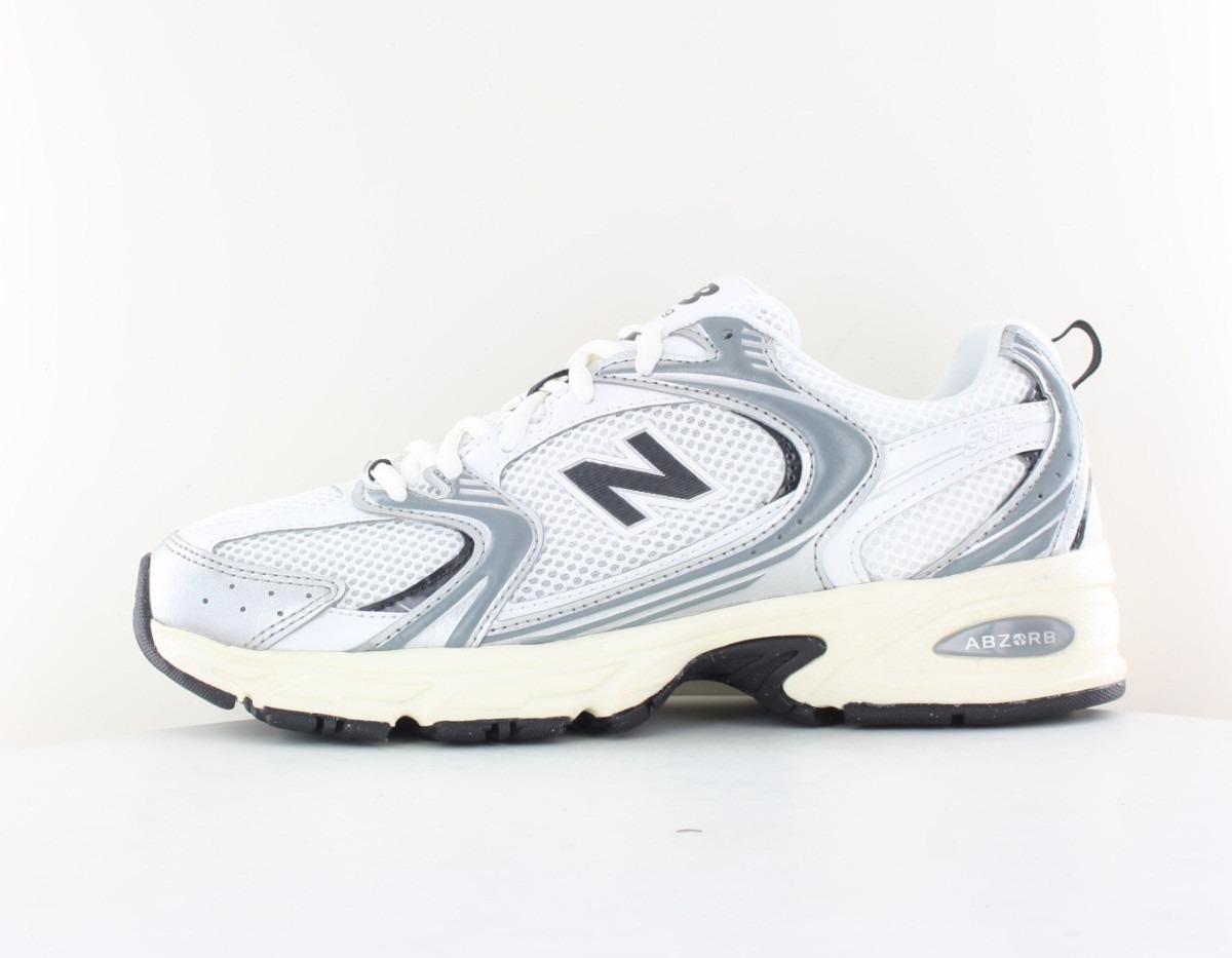 New Balance 530 blanc gris noir