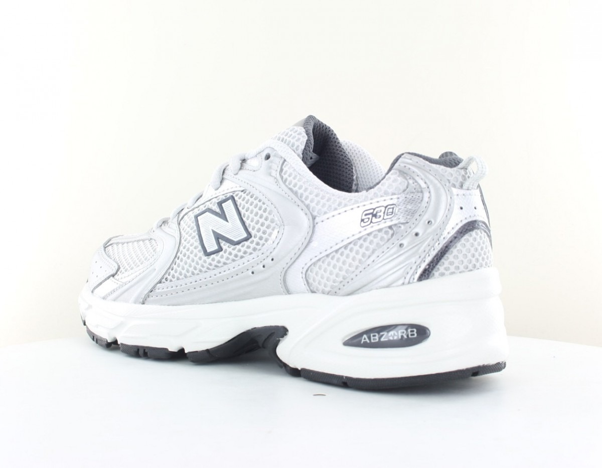 New Balance 530 chrome blanc