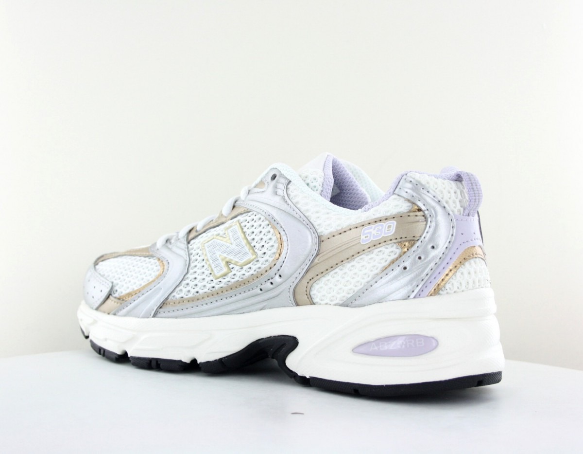 New Balance 530 femme beige bronze argent