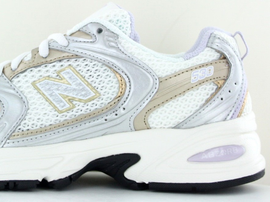 New Balance 530 femme beige bronze argent