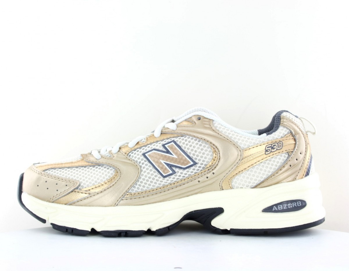 New Balance 530 femme or beige bleu marine