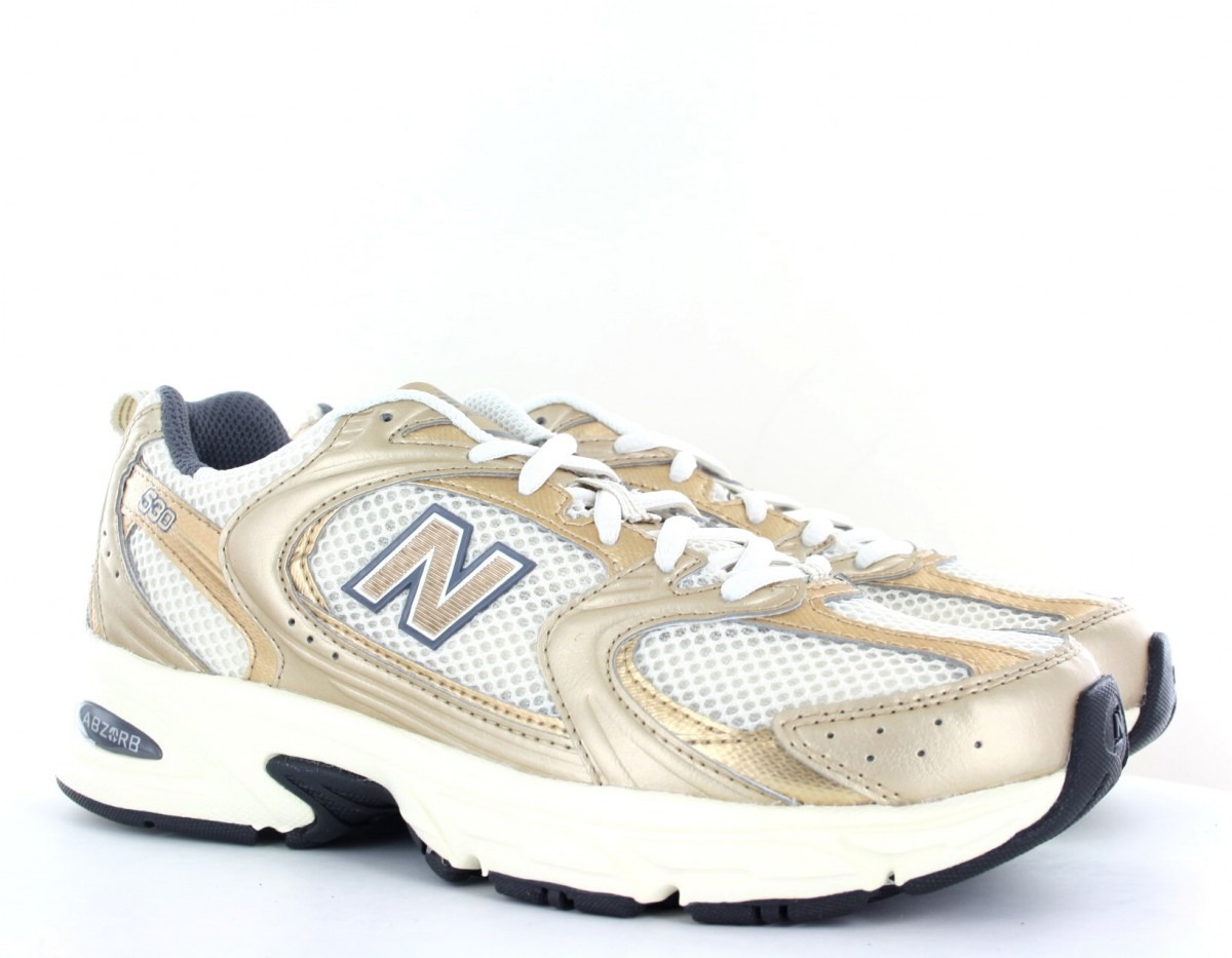 New Balance 530 femme or beige bleu marine