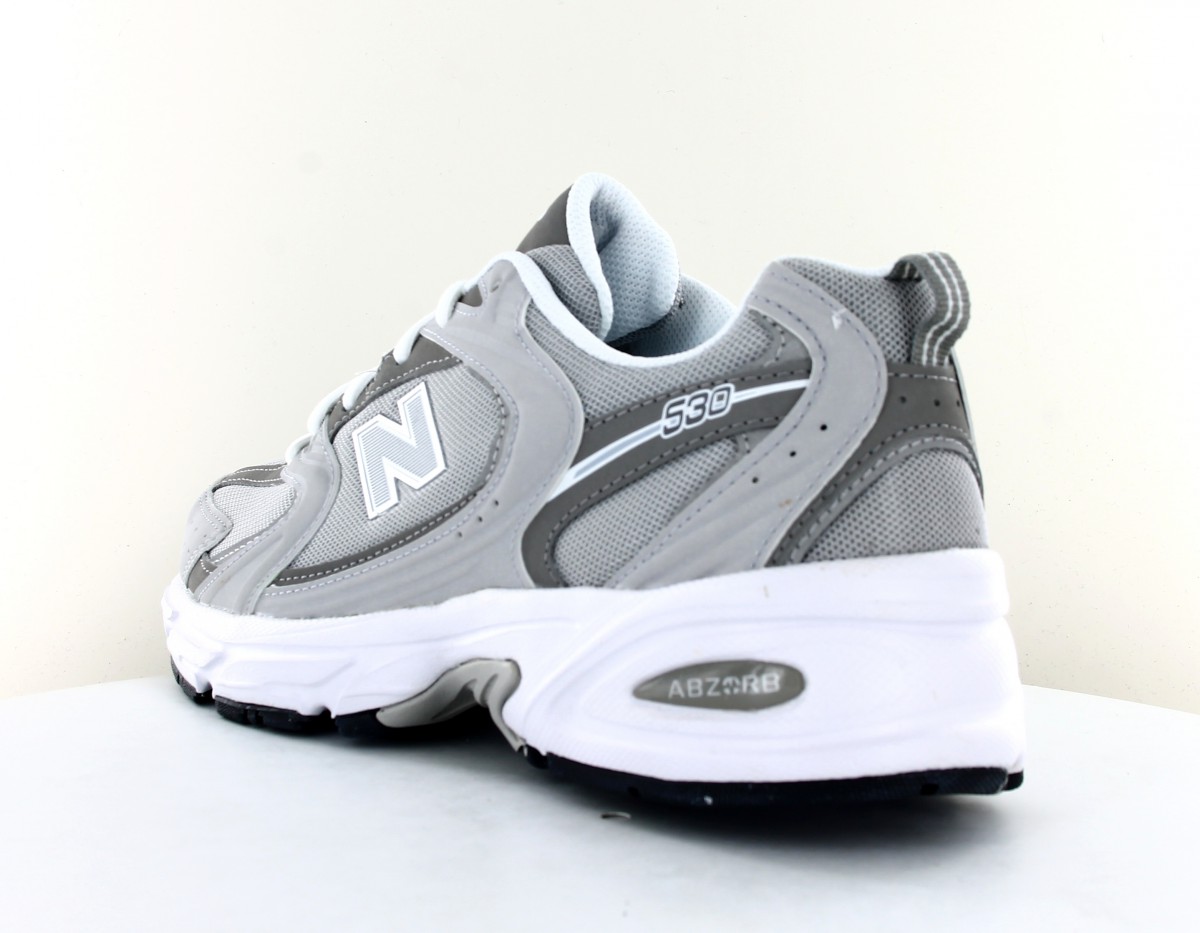 New Balance 530 gris blanc