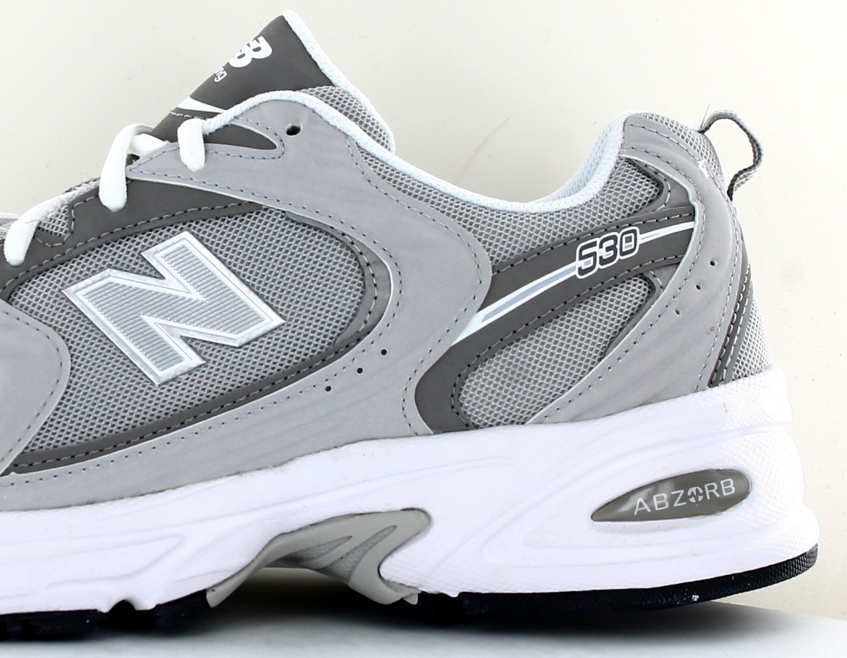 New Balance 530 gris blanc