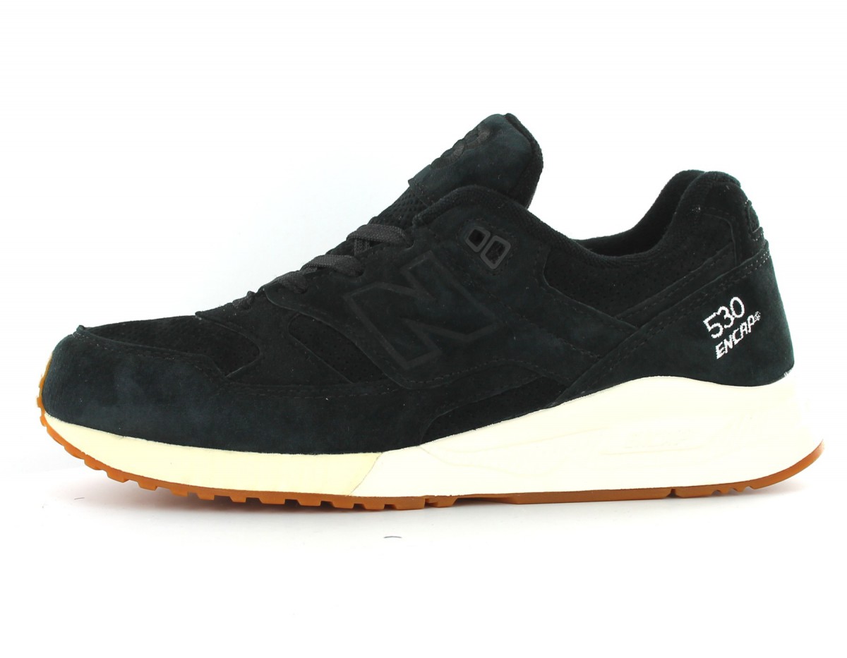 New Balance 530 lux nubuck NOIR/BLANC