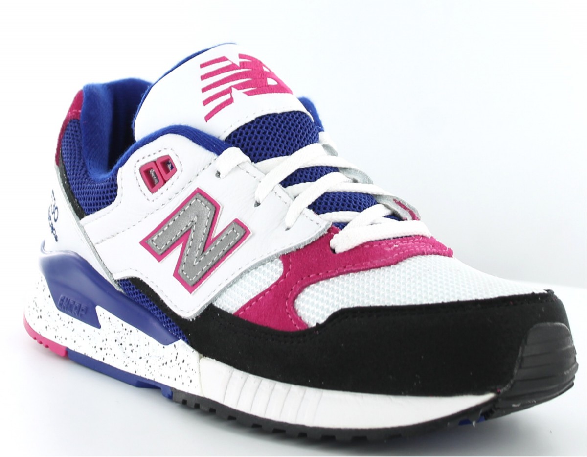 New Balance 530 PSA femme blanc-noir-fushia-rose