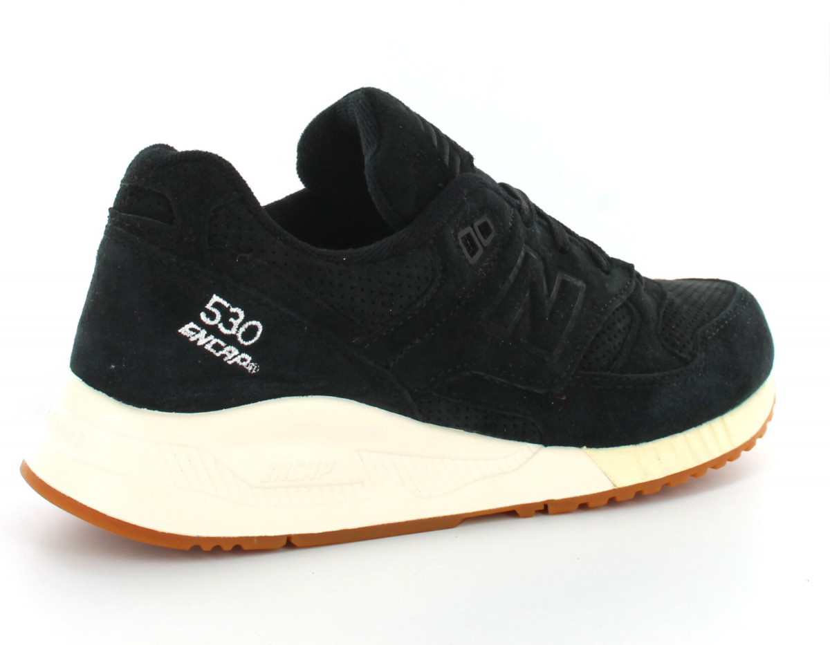 New Balance 530 lux nubuck NOIR/BLANC