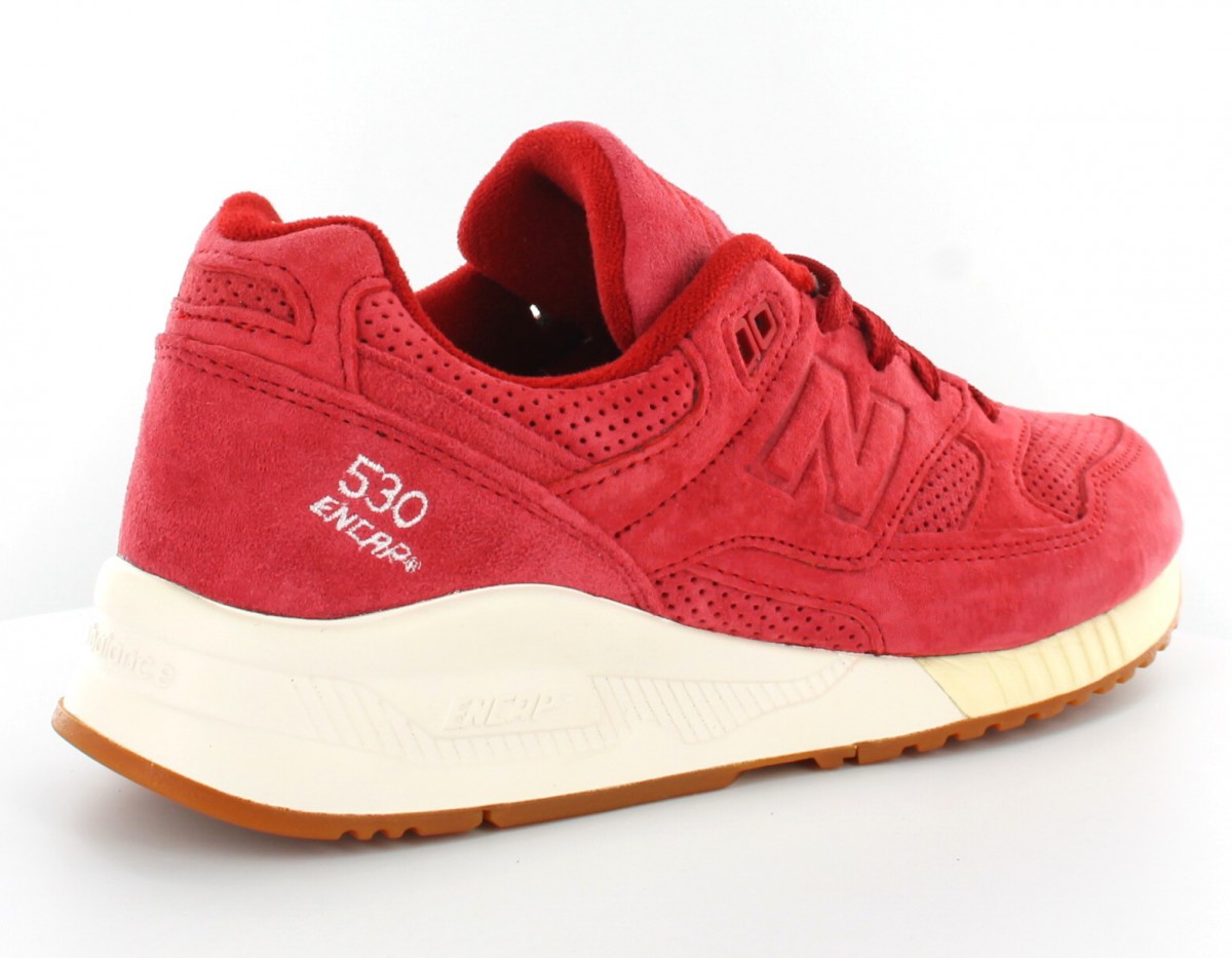 New Balance 530 lux nubuck ROUGE/BLANC