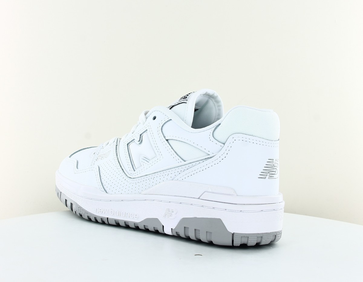 New Balance 550 blanc blanc gris