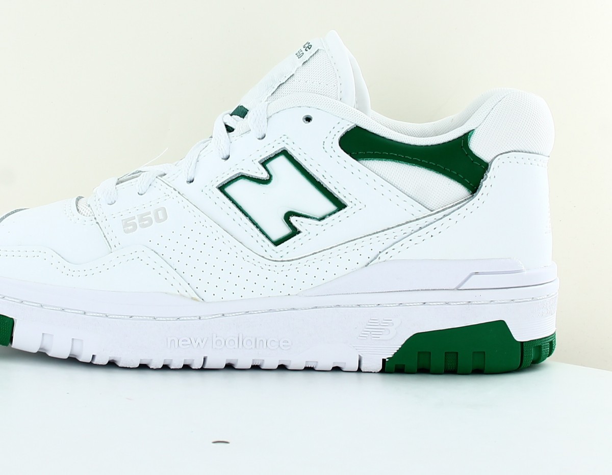 New Balance 550 blanc blanc vert
