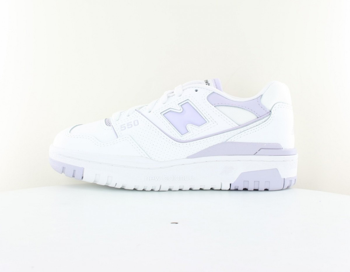 New Balance 550 blanc mauve