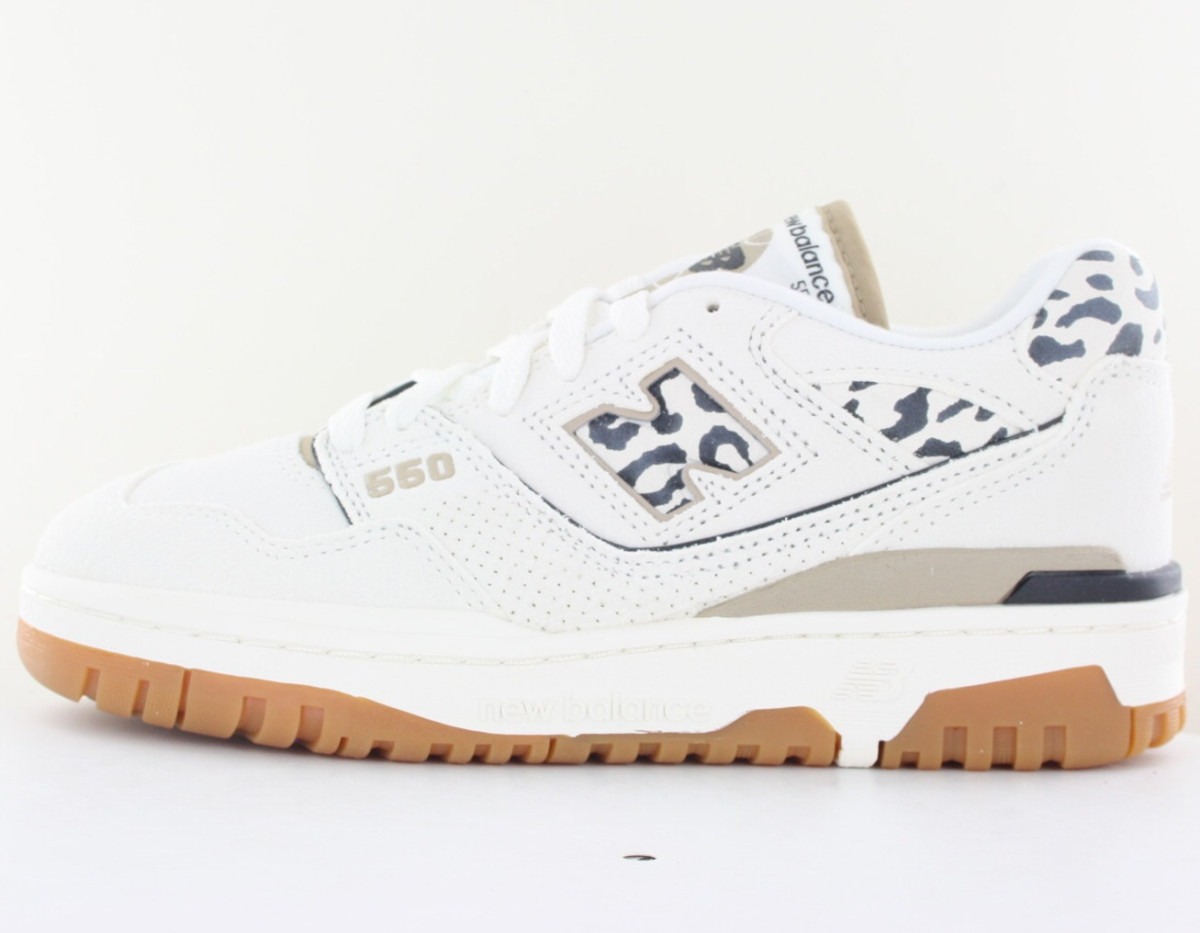 New Balance 550 premium beige leopard print