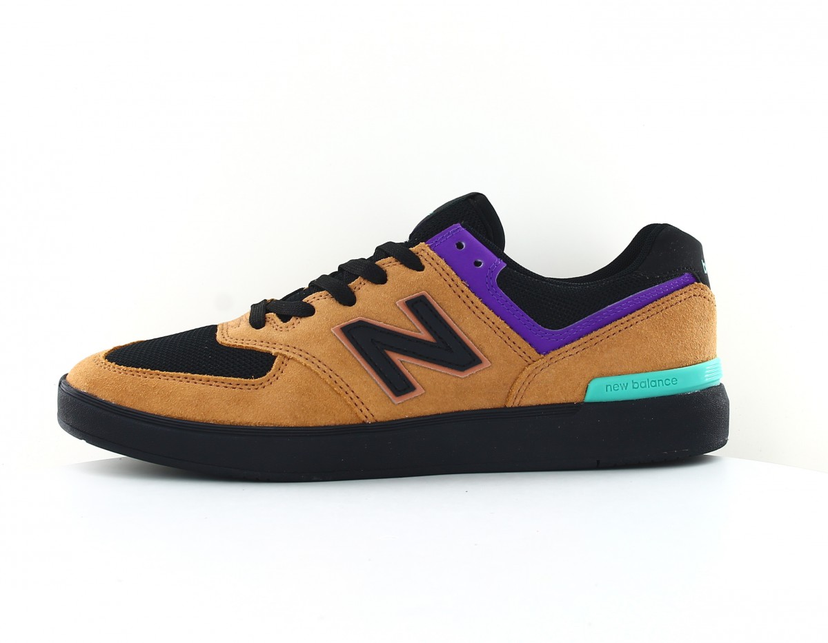 New Balance 574 all coasts camel noir violet vert