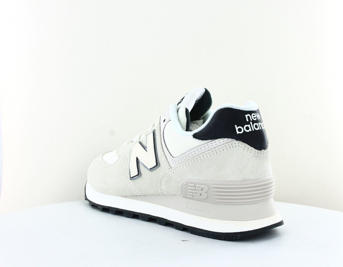 New Balance 574 femme beige noir