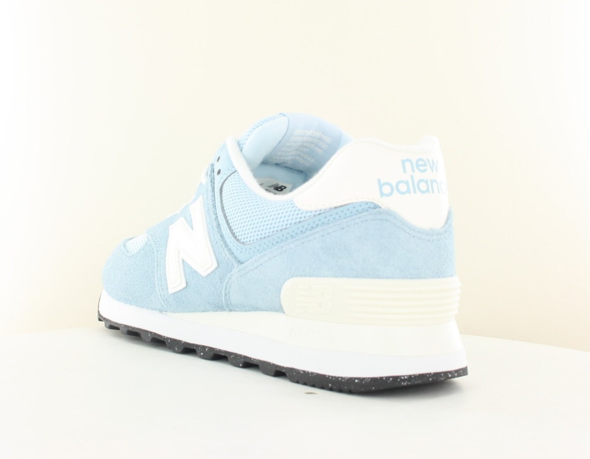 New Balance 574 bleu ciel blanc