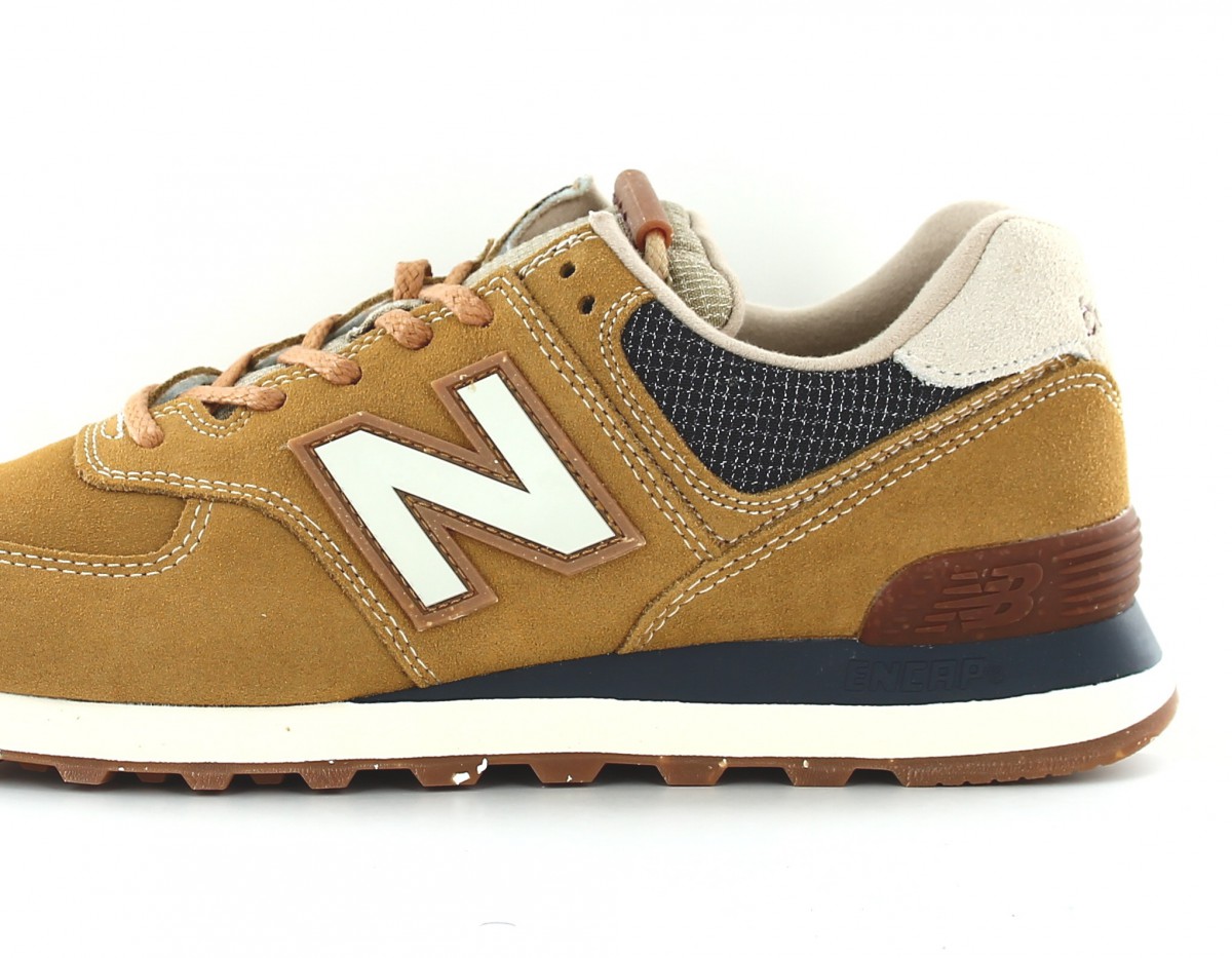 New Balance 574 camel beige gomme