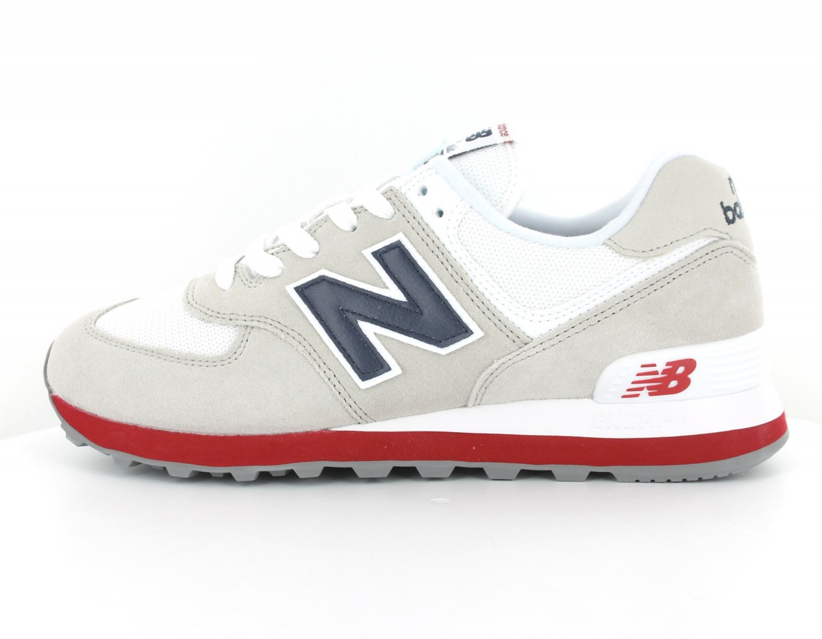 New Balance 574 classic Beige bleu marine rouge