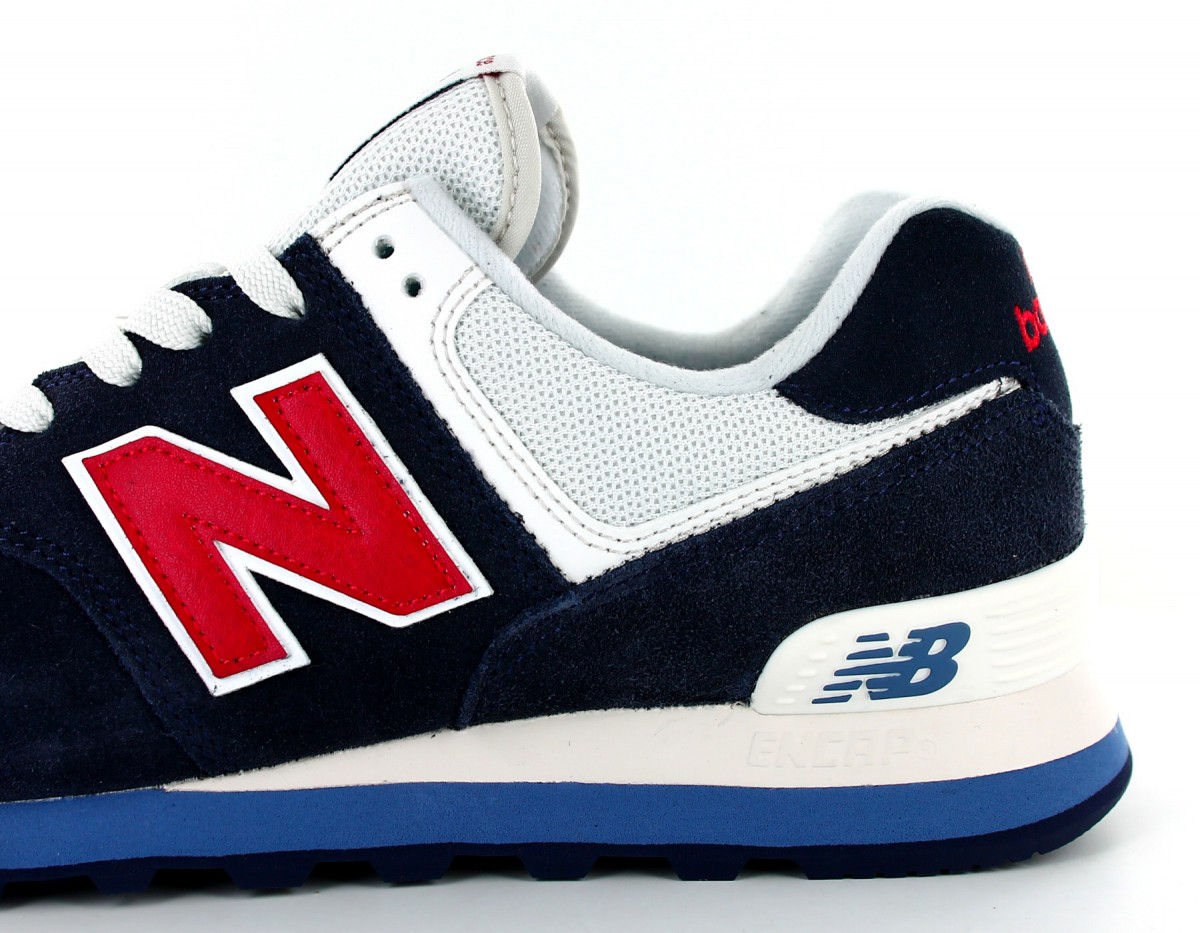 New Balance 574 classic Bleu marine rouge