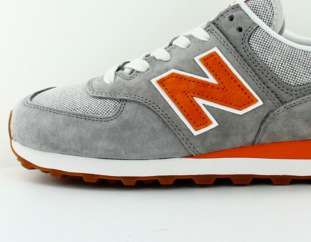 New Balance 574 classic gris orange beige