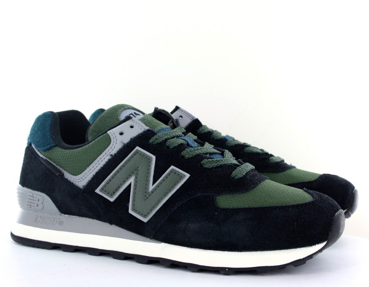 New Balance 574 cordura noir kaki bleu