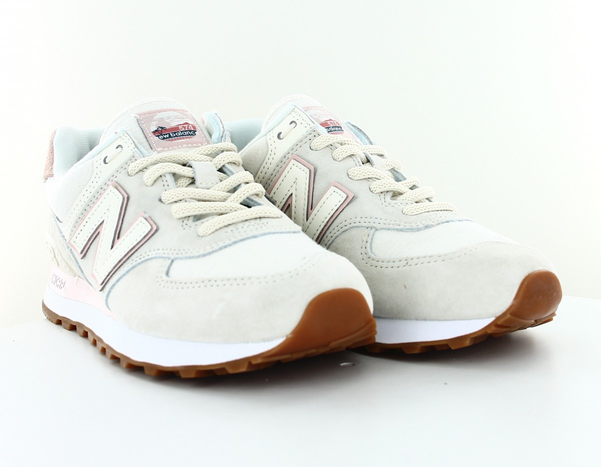 new balance 574 femme grise et rose gold