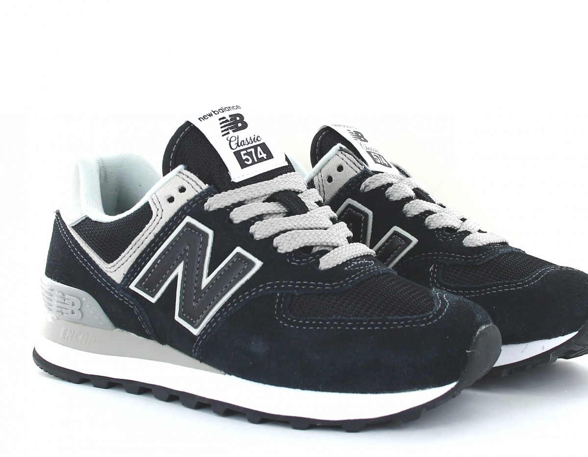 New Balance 574 femme noir gris blanc