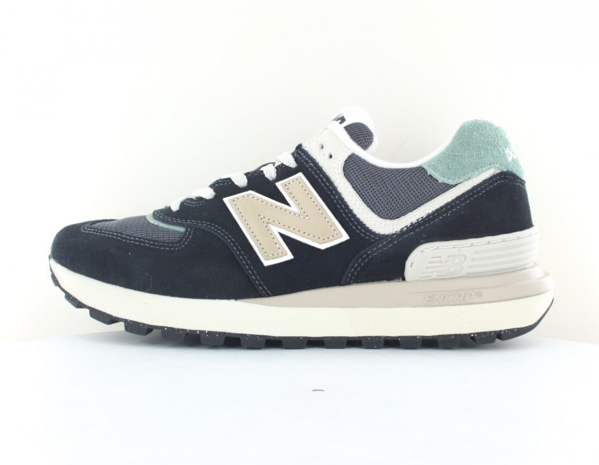 New Balance 574 legacy noir bleu marine vert pale