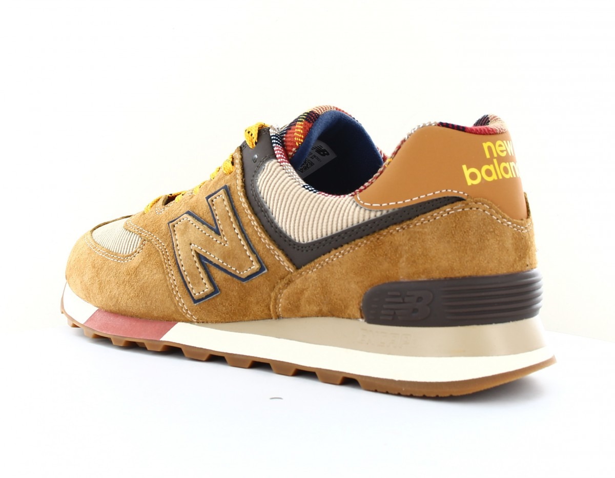 New Balance 574 marron marron foncé gomme