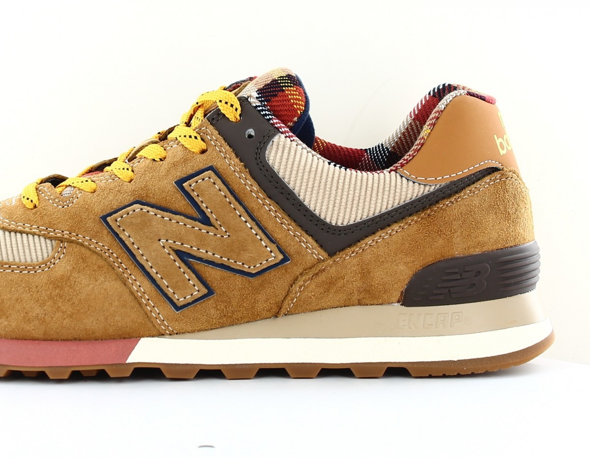 New Balance 574 marron marron foncé gomme