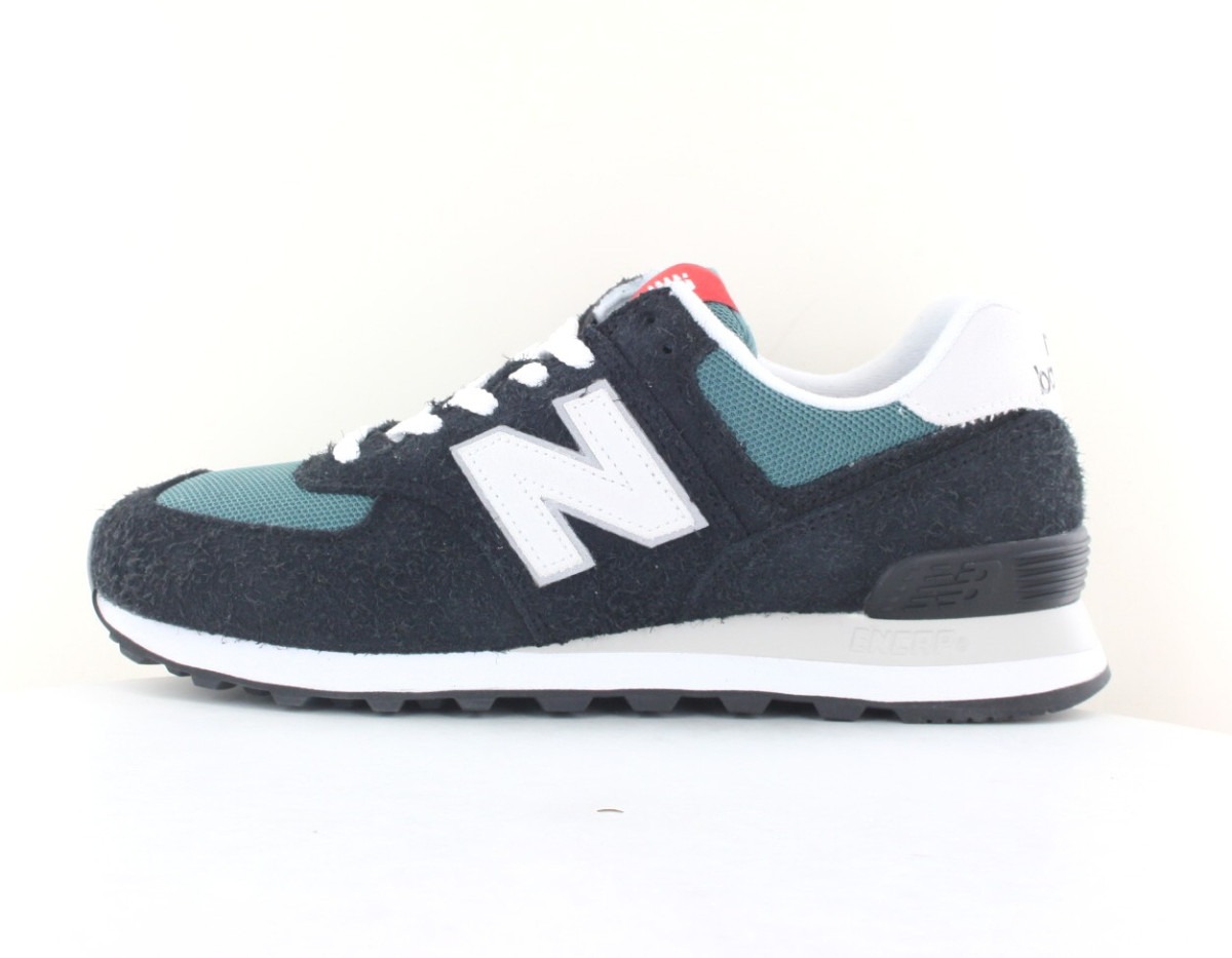 New Balance 574 noir bleu blanc rouge