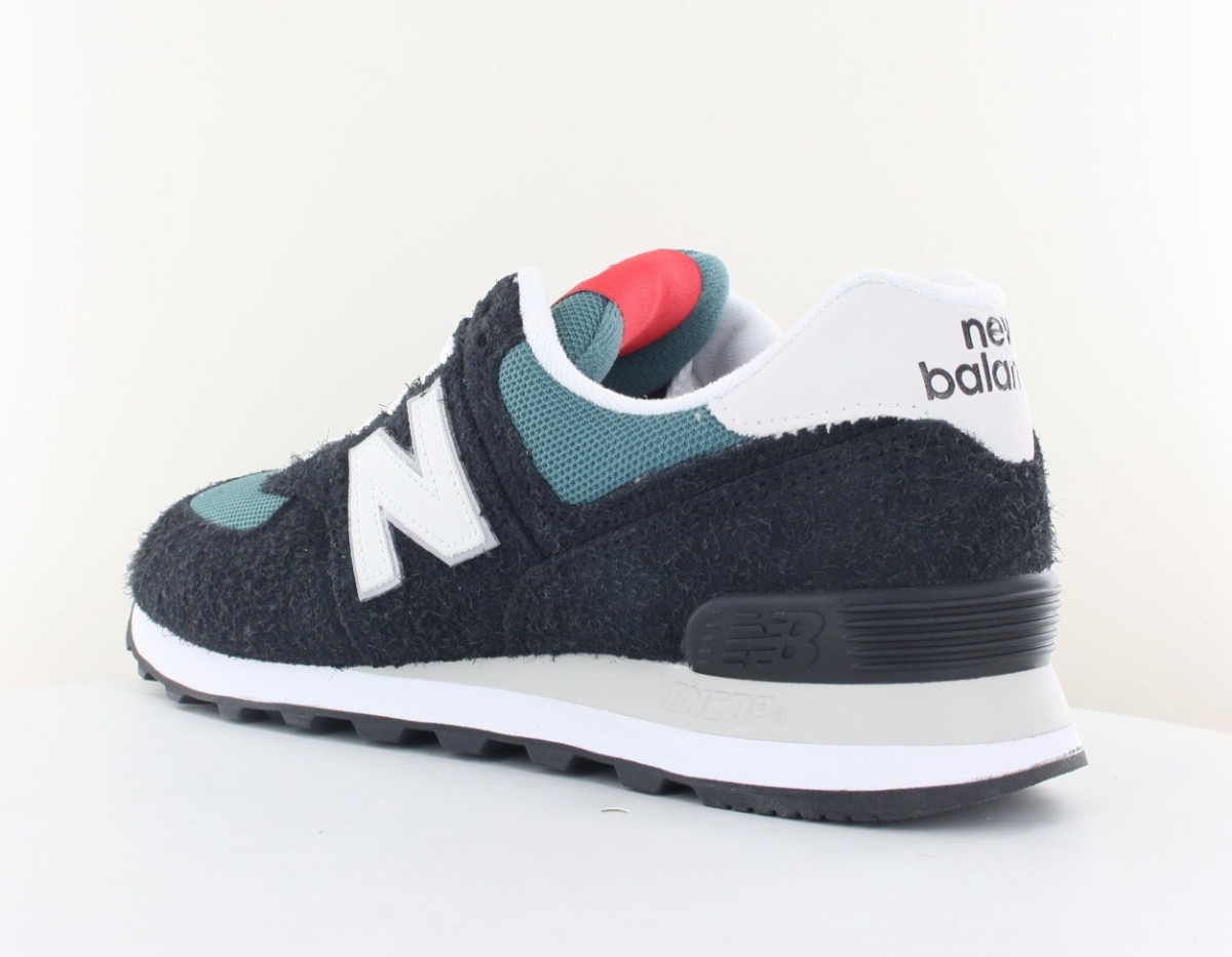 New Balance 574 noir bleu blanc rouge