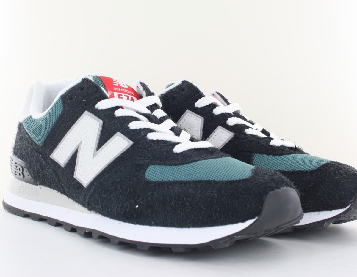 New Balance 574 noir bleu blanc rouge