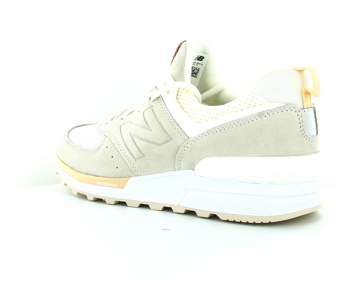 New Balance 574 sport femme Beige beige blanc