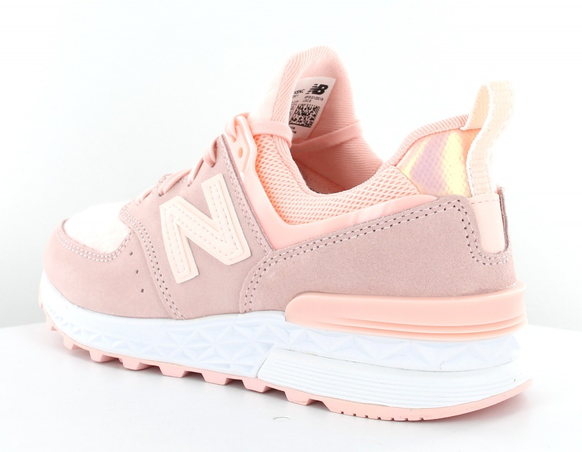 etiqueta itálico Abundante New Balance 574 sport femme Rose rose blanc WS574SNC