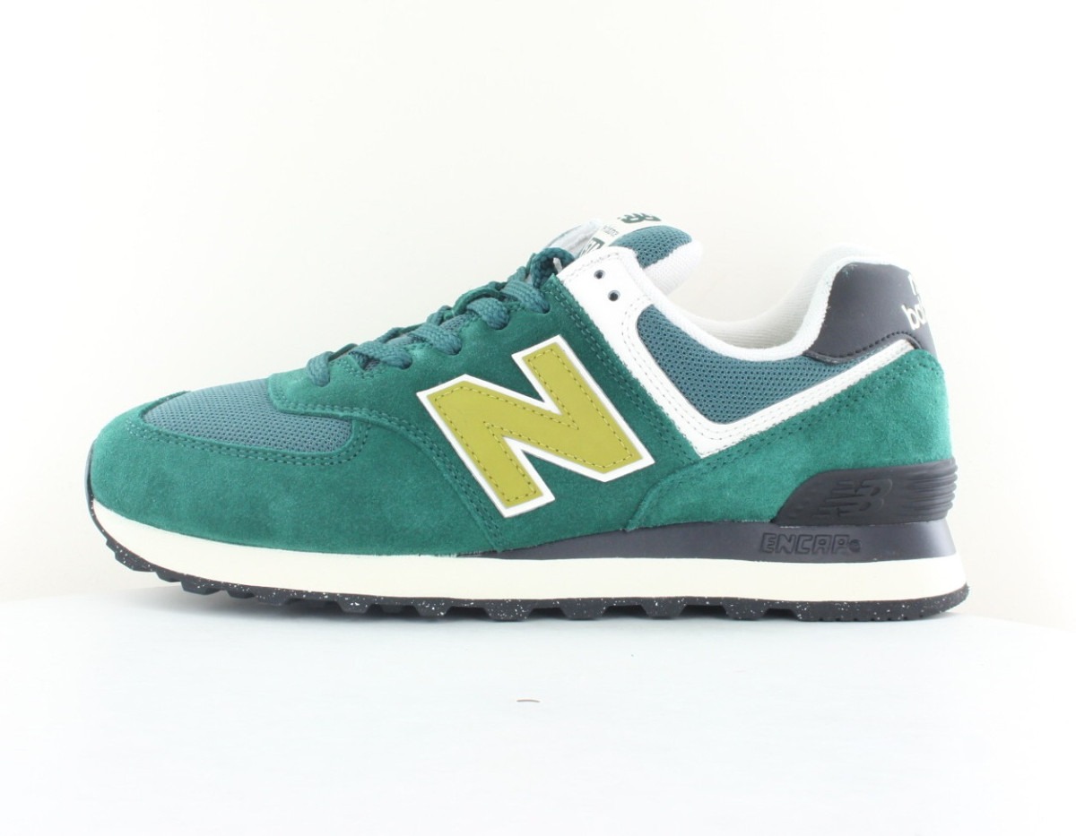New Balance 574 vert pistache noir