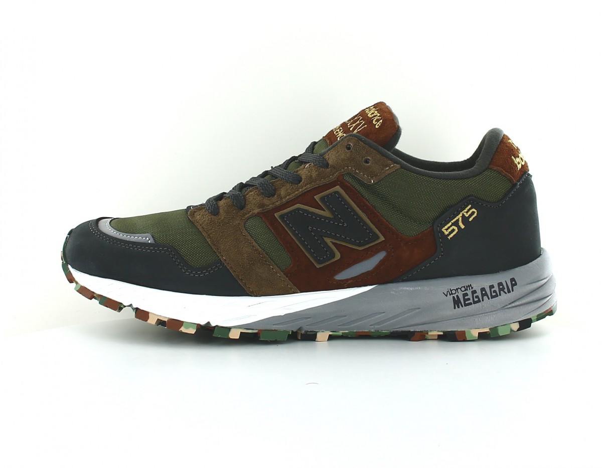 New Balance 575 gris marron vert