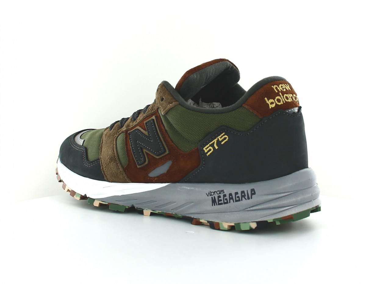 New Balance 575 gris marron vert