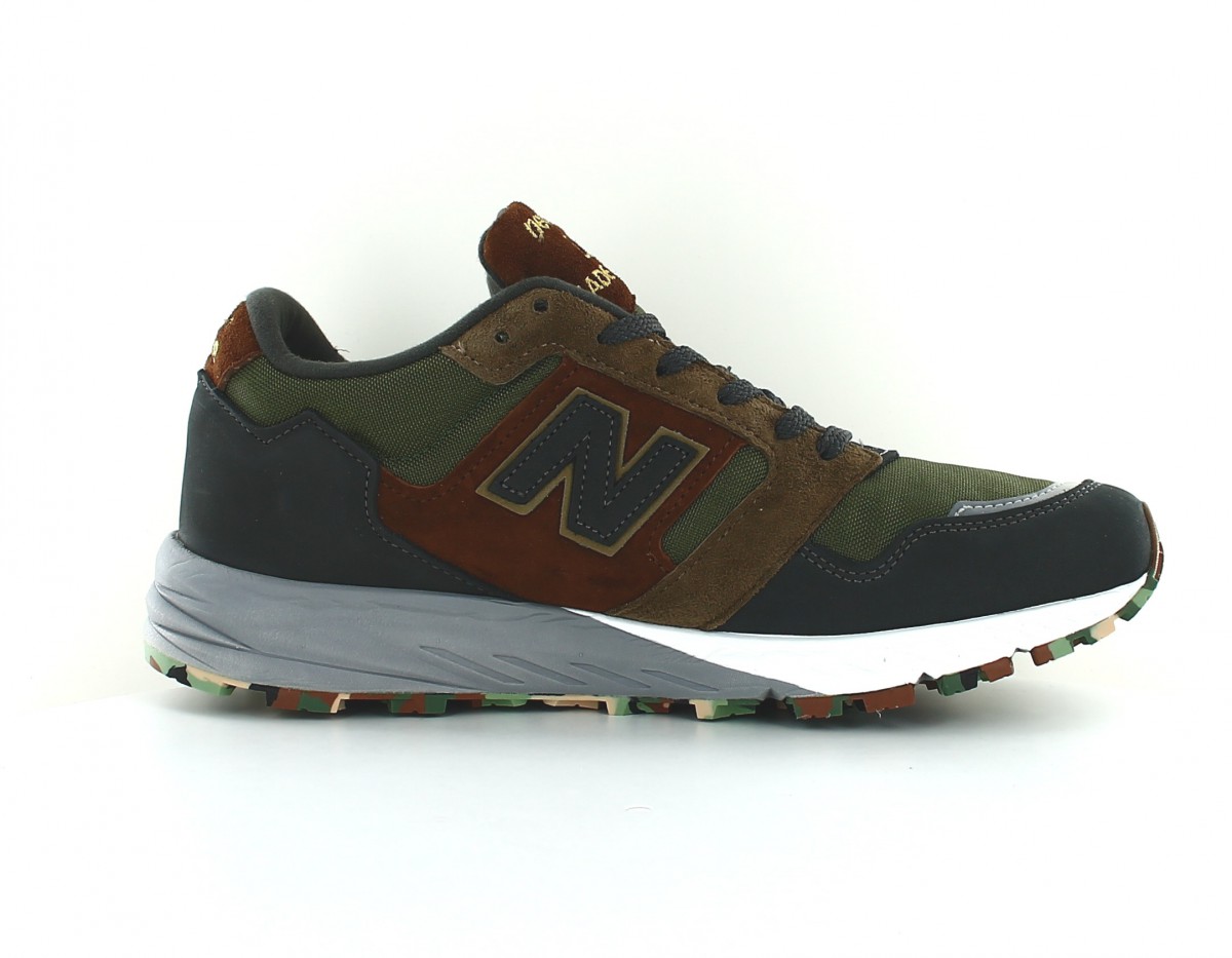 New Balance 575 gris marron vert