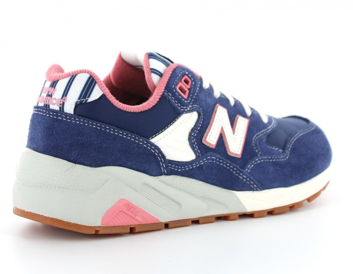 Newbalance 580 femme BLEU/MARINE/ROSE