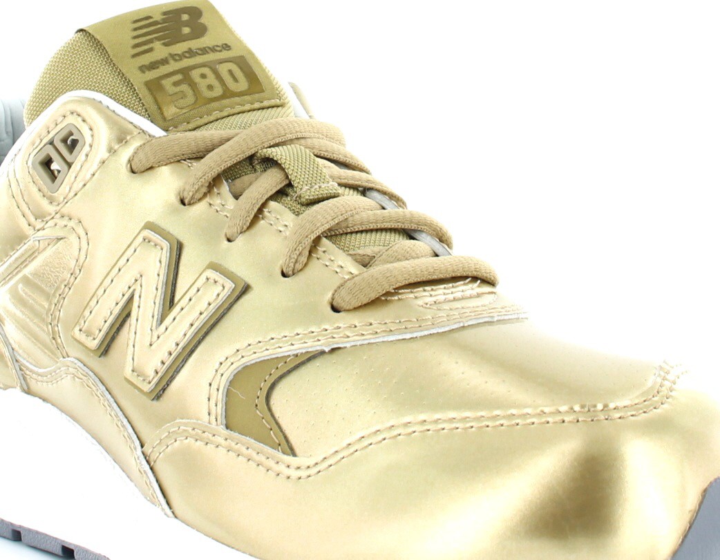 New Balance 580 Metallic Gold