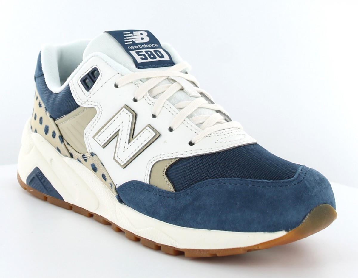 new balance 580 bleu et peche