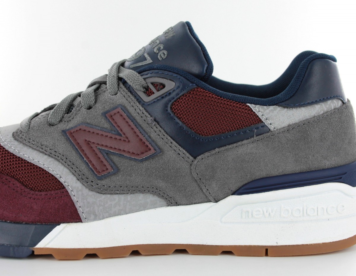 New Balance 597 Bordeaux-gris-bordeaux